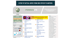 Desktop Screenshot of perdus.fr